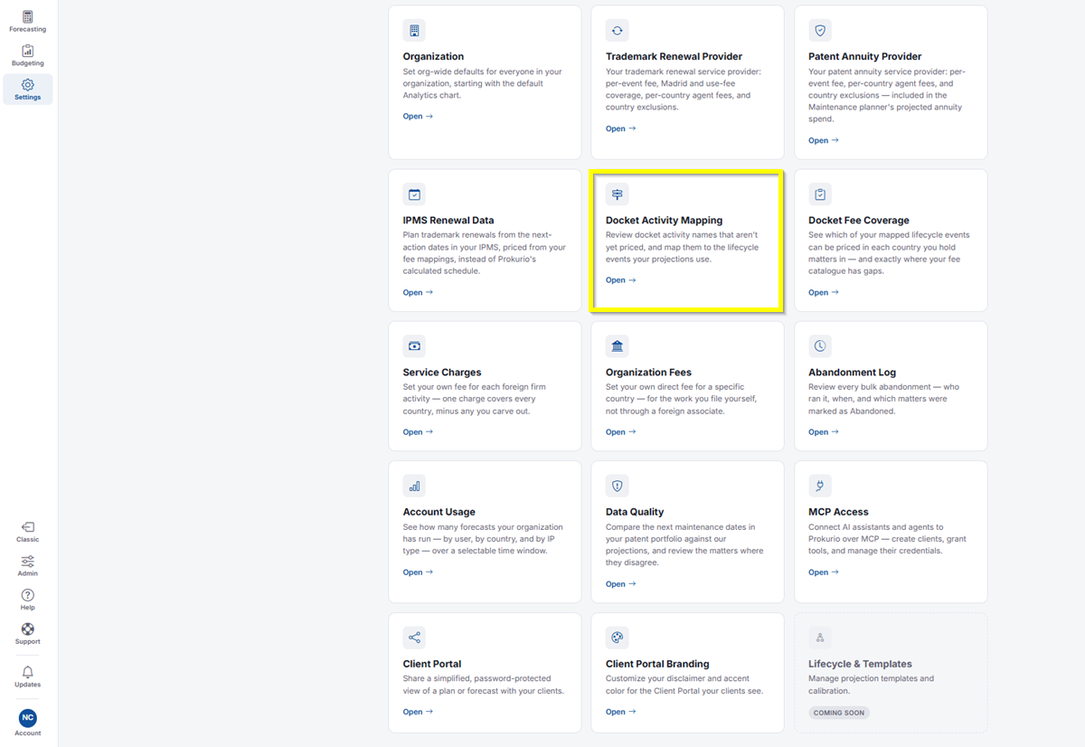 Next Gen Docket Mapping Next Gen Docket Mapping