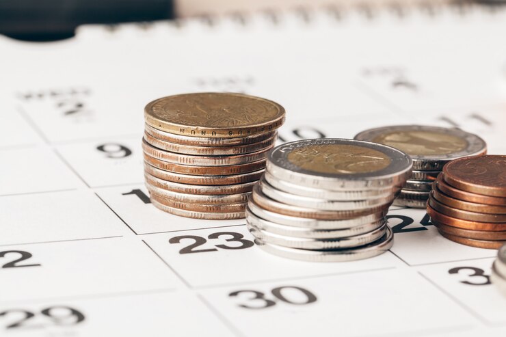 macro shot unrecognizable coins stacked close up 93675 56631