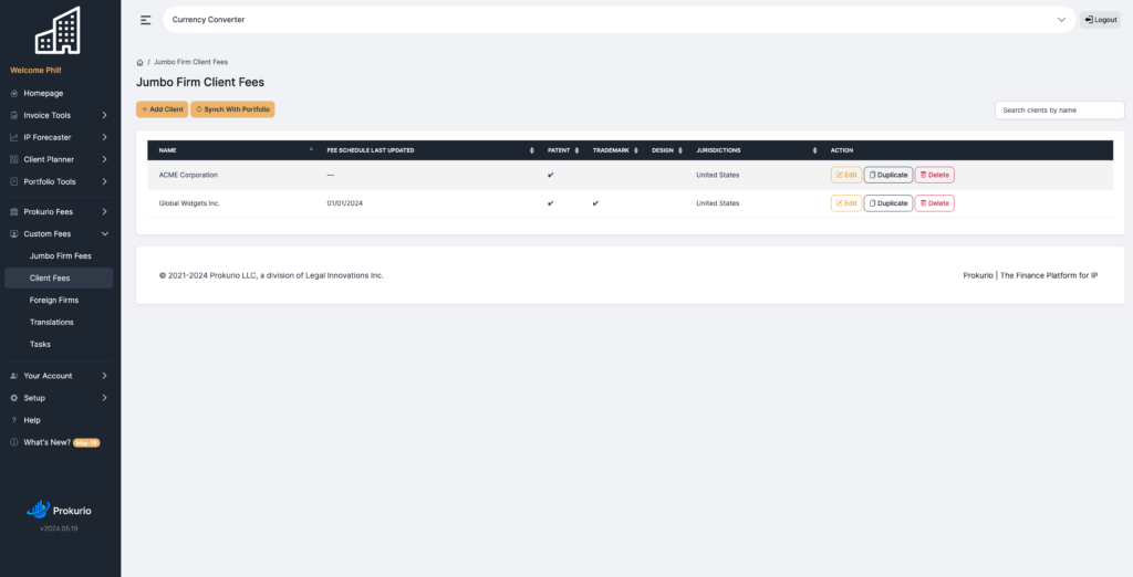 automated client creation