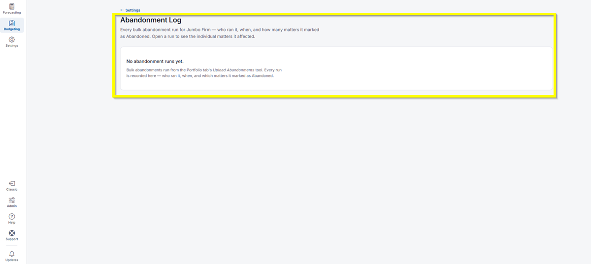 Abandonement Logs Abandonement Logs