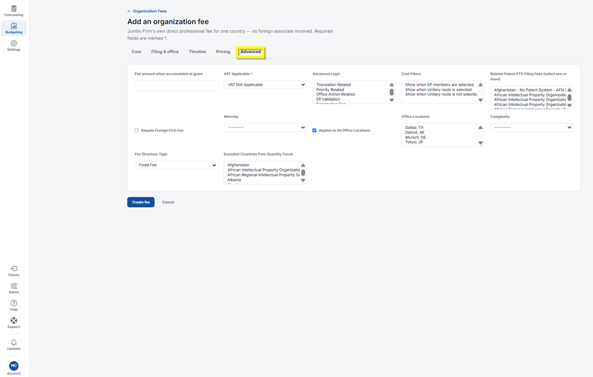 Organization Fees 7 Organization Fees 7