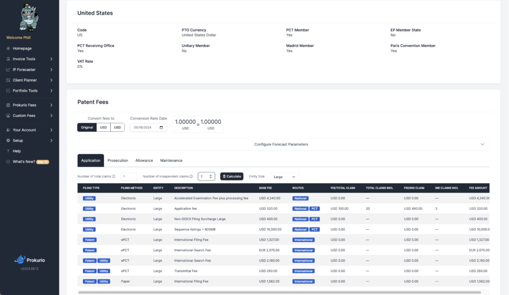 client screen