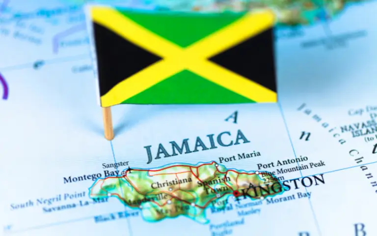Jamaica map