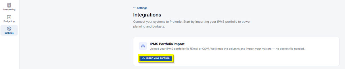 Next Gen Intergrations Import IPMS Next Gen Intergrations Import IPMS