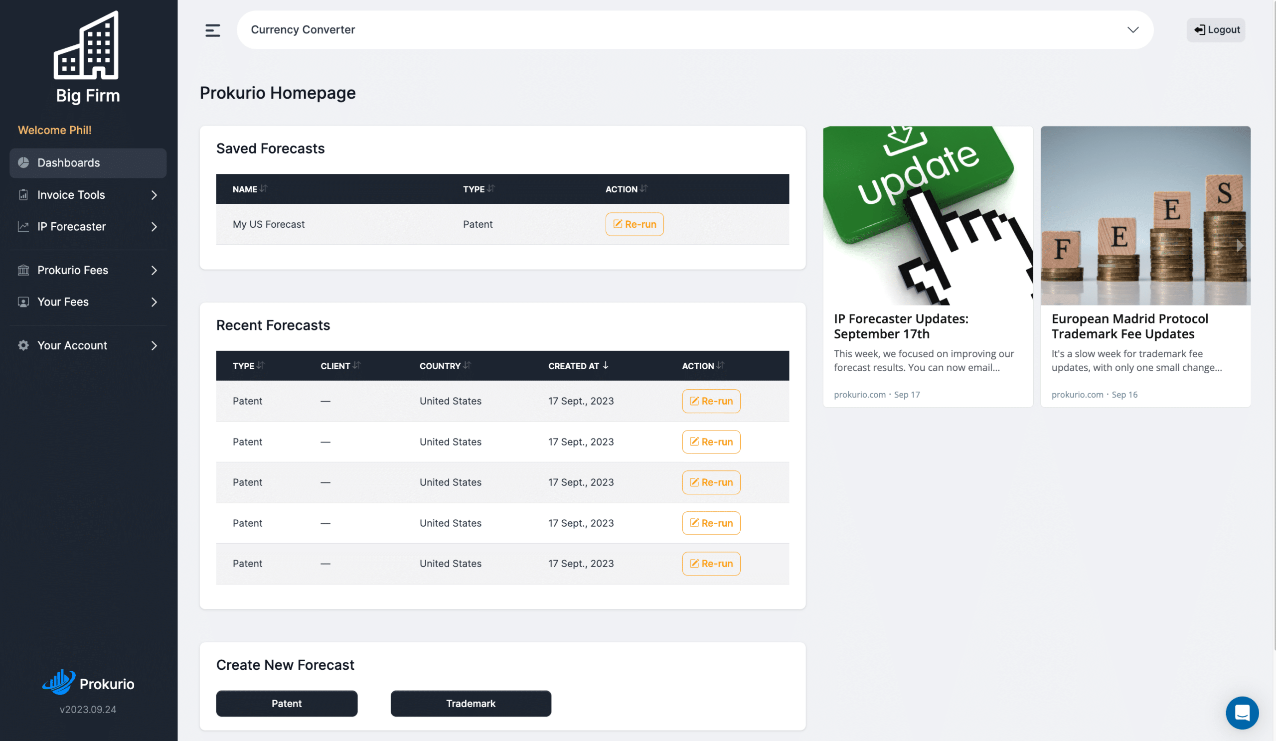 ip forecaster home page