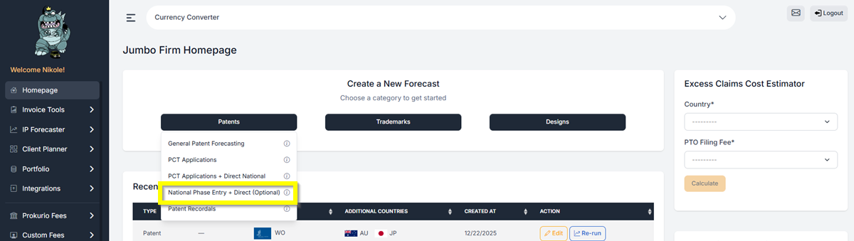 National Phase National Phase