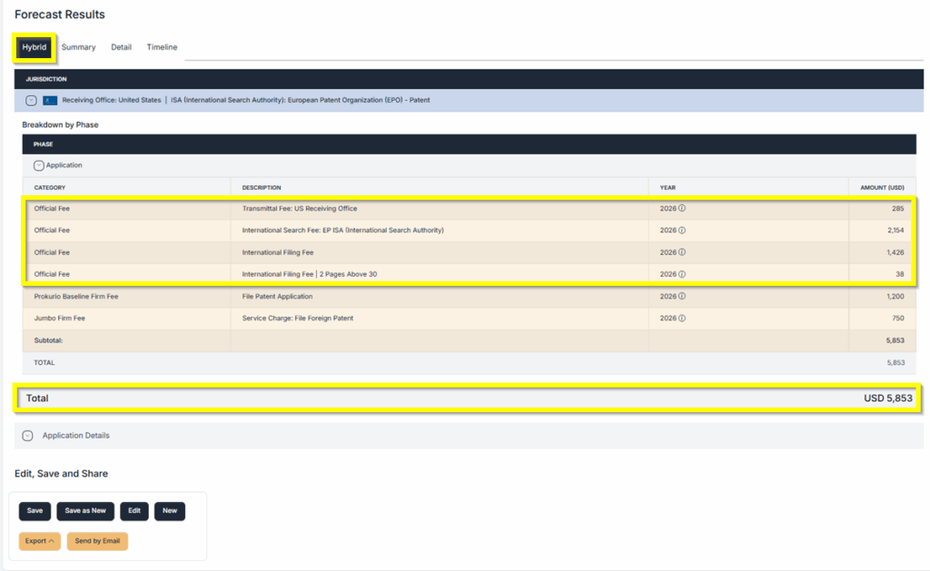 PCT EPO Results PCT EPO Hybrid