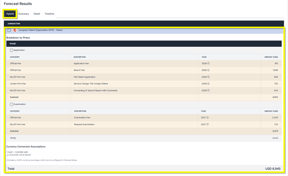 EP Application Hybrid EP Application Hybrid