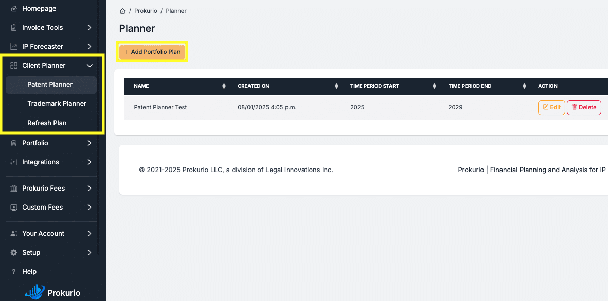 ip portfolio costs CP3