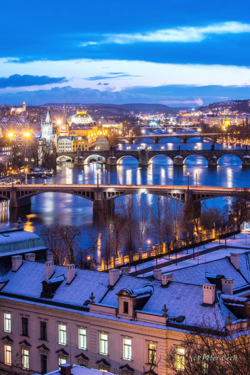 Prague Most Beautiful City Bridges